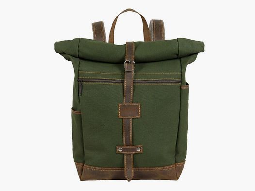 AKAH Rolltop-Rucksack aus Canvas