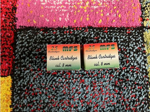 8mm Platzpatronen MFS - Sammler