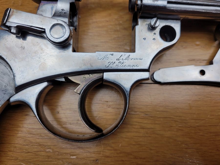 Bellissimo revolver di servizio Mod 1873 11mm73 – completamente monomatricolato – ancora giallo paglia – In ottime condizioni!, immagine 13 di 36
