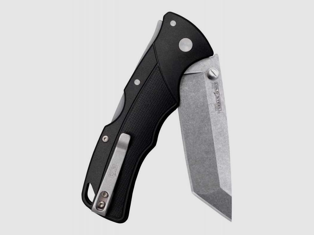 Cold Steel Verdict Taschenmesser, Tanto Point, 4116SS, schwarzer Griff