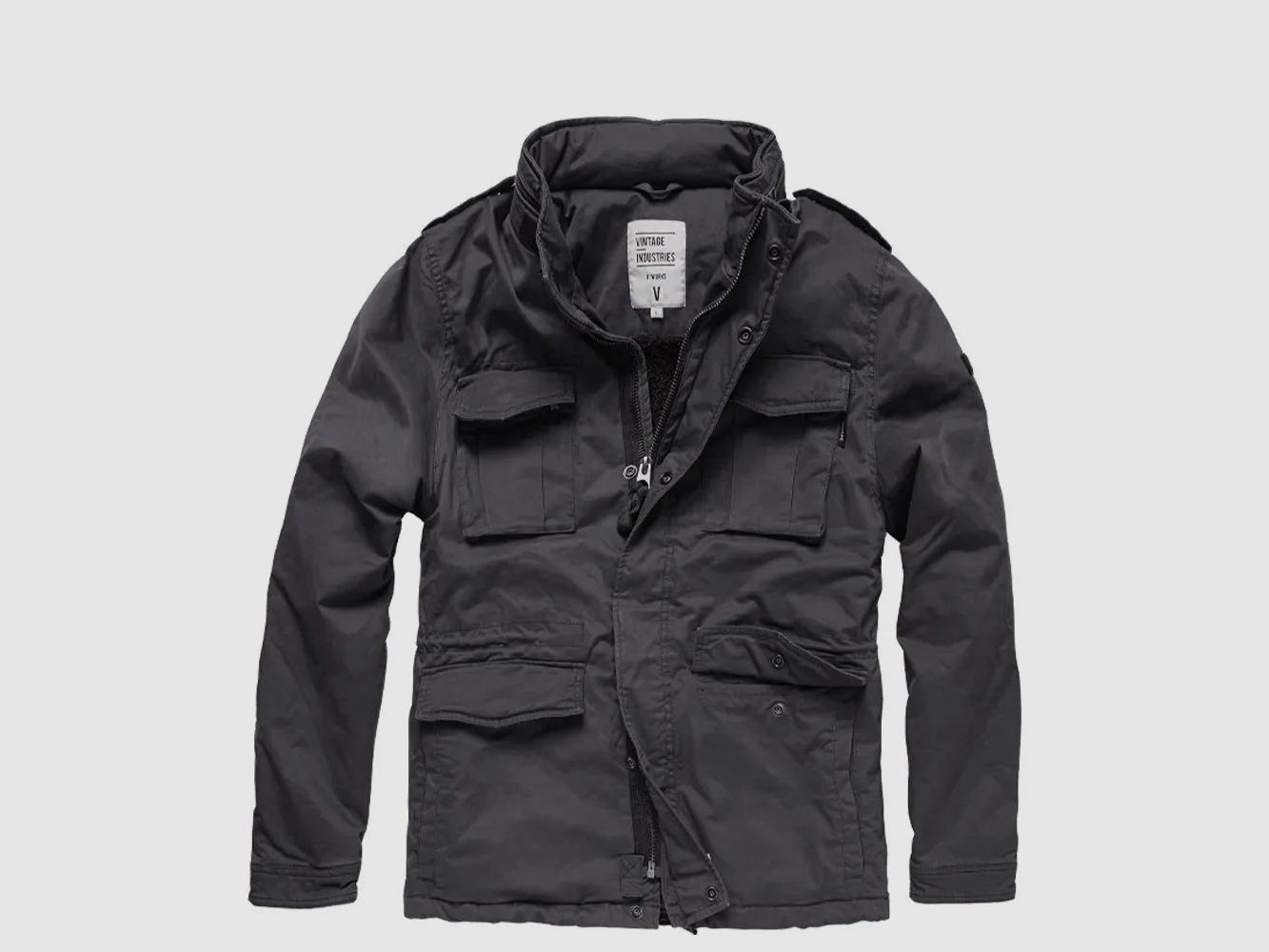 Vintage Industries Vintage Industries Jacke Madison steel