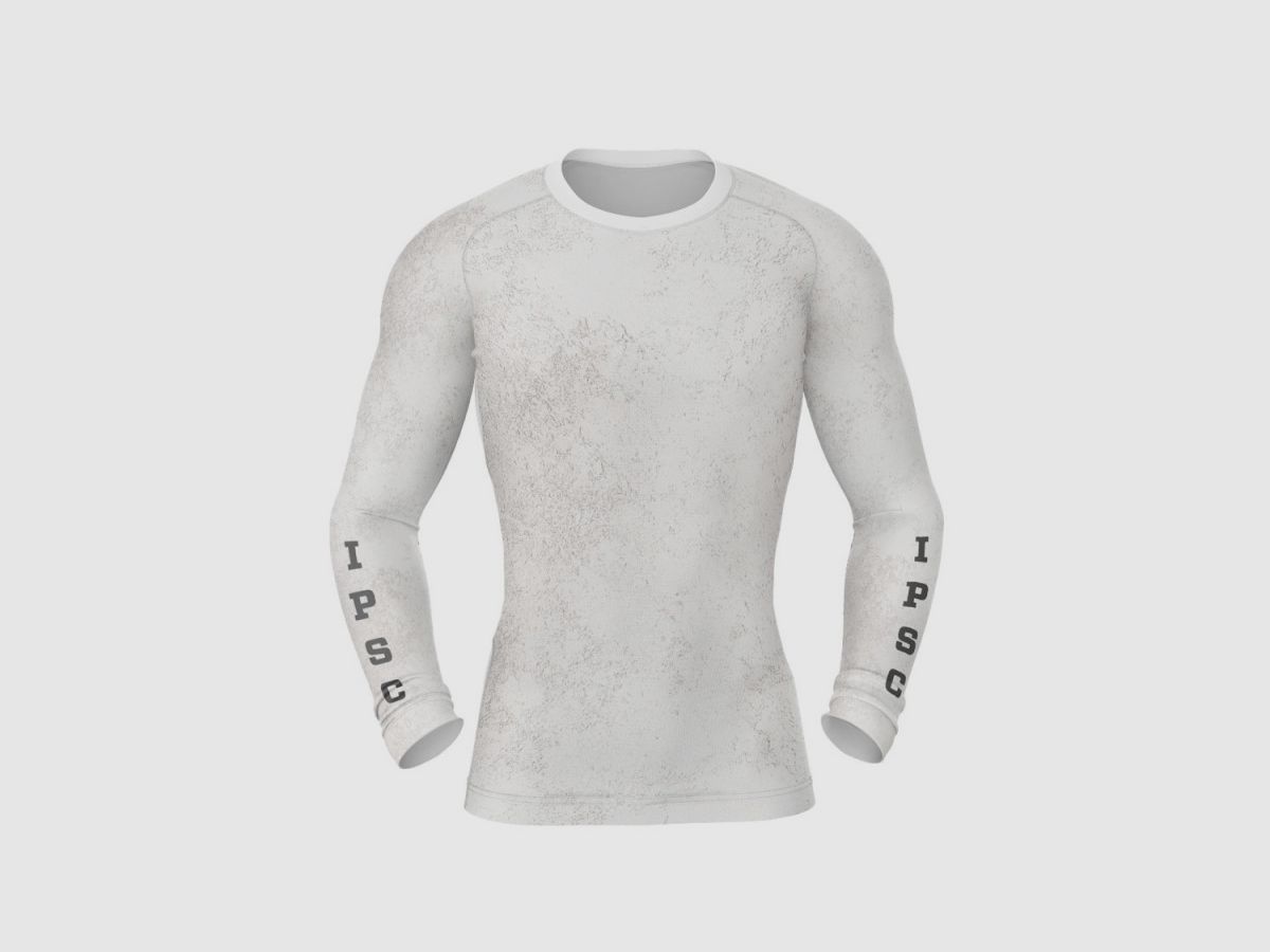 DED IPSC Competición Camiseta de Compresión de Manga Larga Blanca, tamaño: S, Tipo de ropa: Niños, imagen 3 de 3
