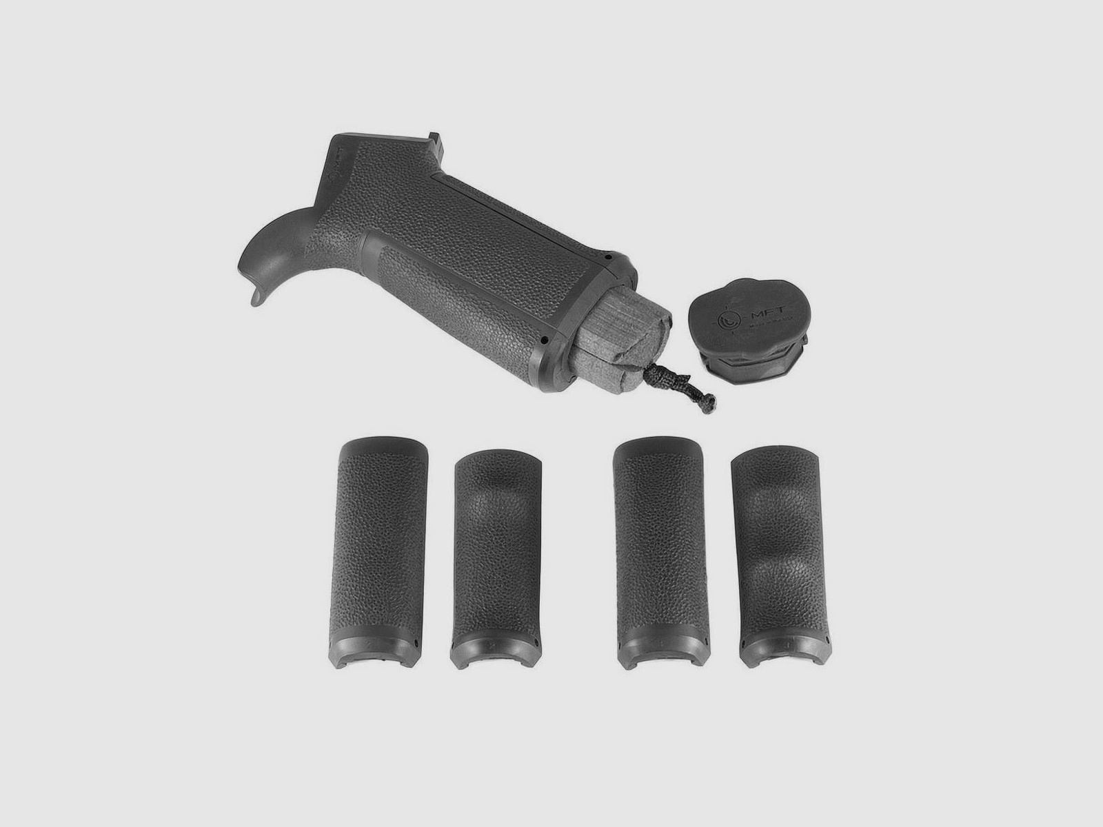 MFT - Chwyt pistoletowy do AR15 Engage - Z wymiennymi nakładkami - Czarny - EPGI16-BL, zdjęcie 3 z 6