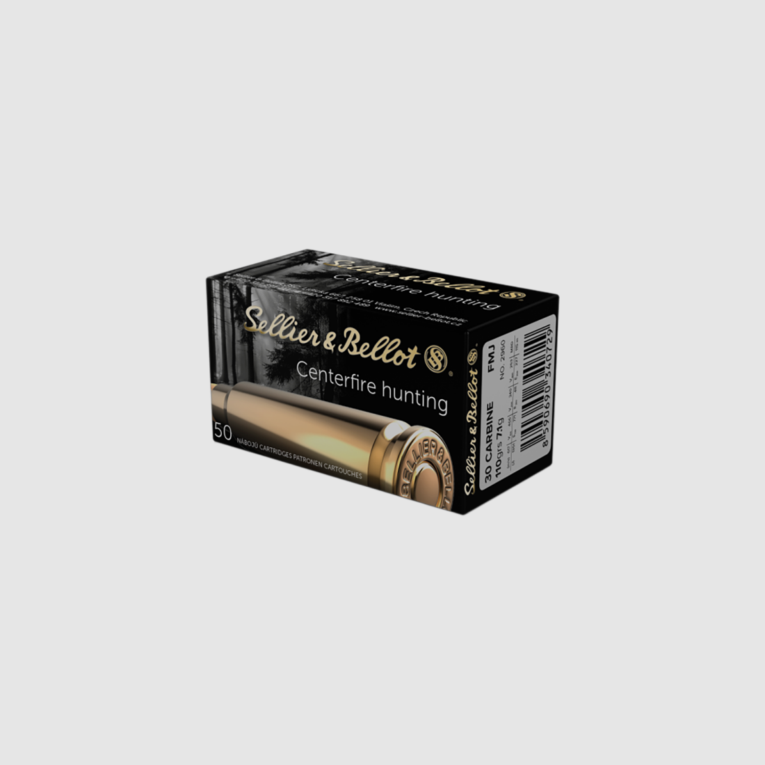 Sellier & Bellot FMJ 110gr .30 Carbine (50 Stück)