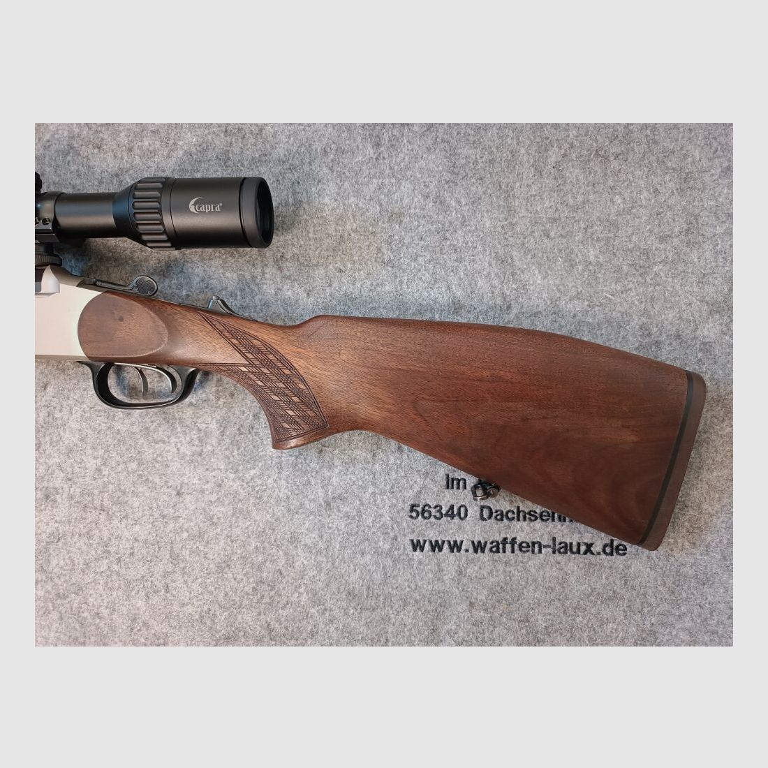 Blaser ES 80 with scope Capra 2-12x50 illuminated dot