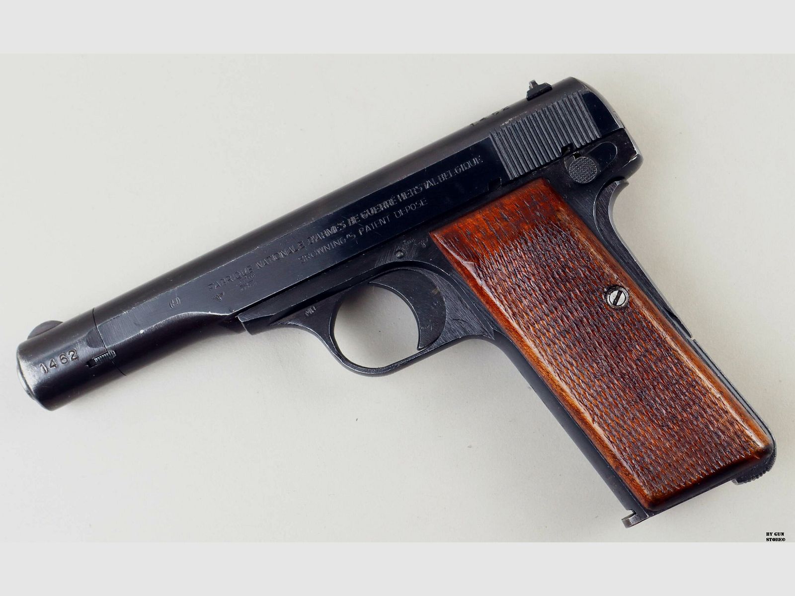 Pistola Fabrique Nationale F.N. mod. 10/22 Politi Norway cal. 7,65 matr. 54294, immagine 2 di 11