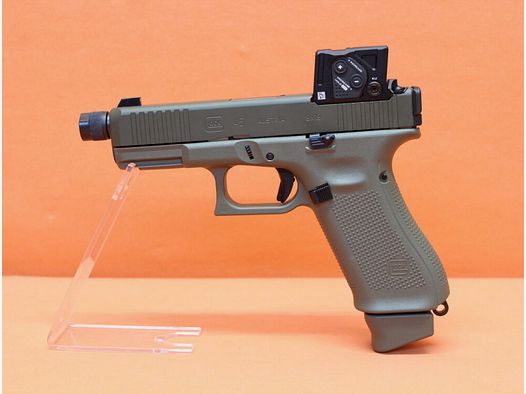 Glock Ha.Pistole 9mmLuger Glock45 Gen5 A-CUT Aimpoint COA Combo Hunter Edition OD Green m. Red Dot Sight