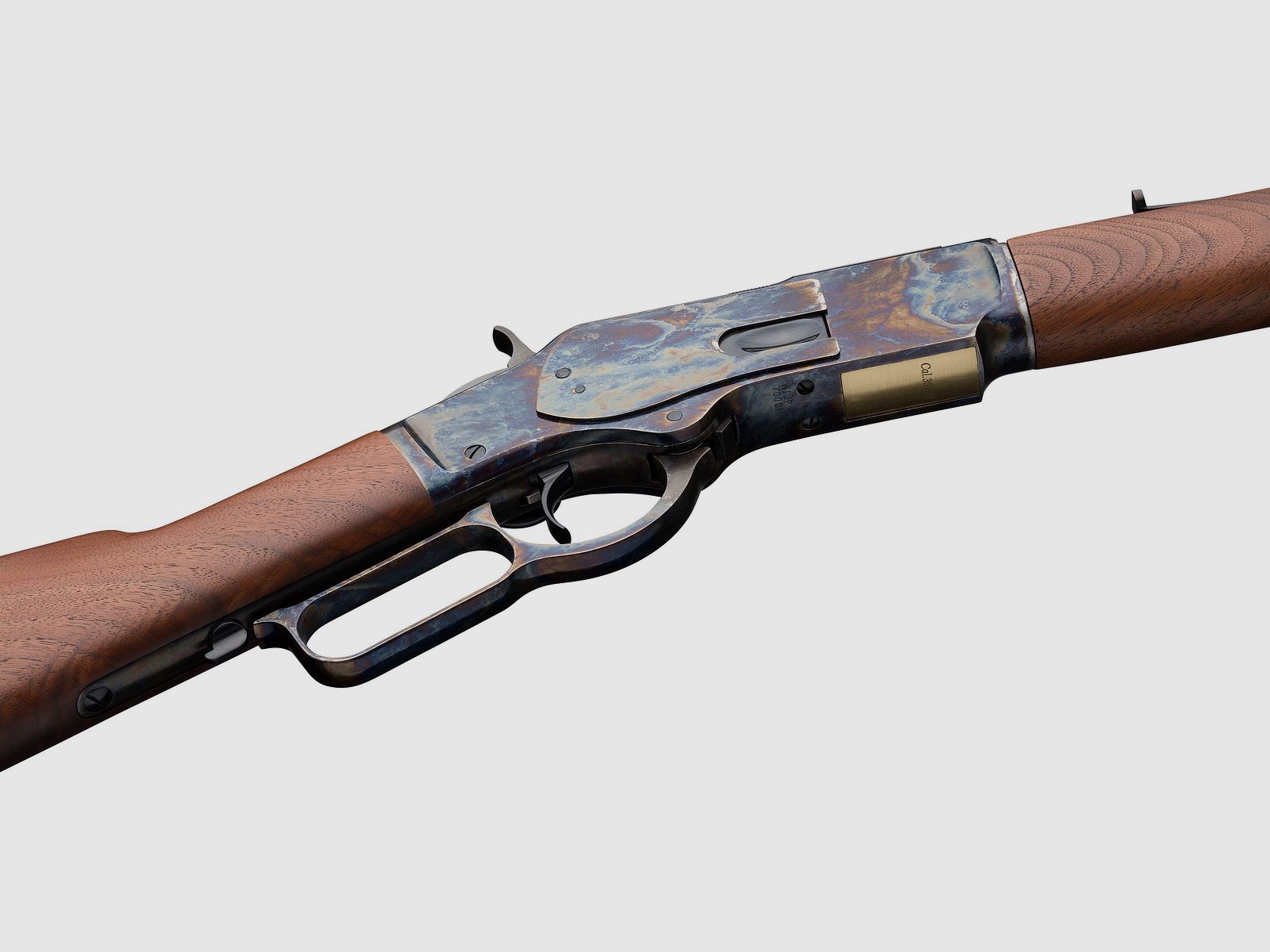 Carabina de competición Winchester 1873 de alta calidad con acabado de color (Bunthärtung) .357 Mag. (MIROKU FERTIGUNG) EN STOCK