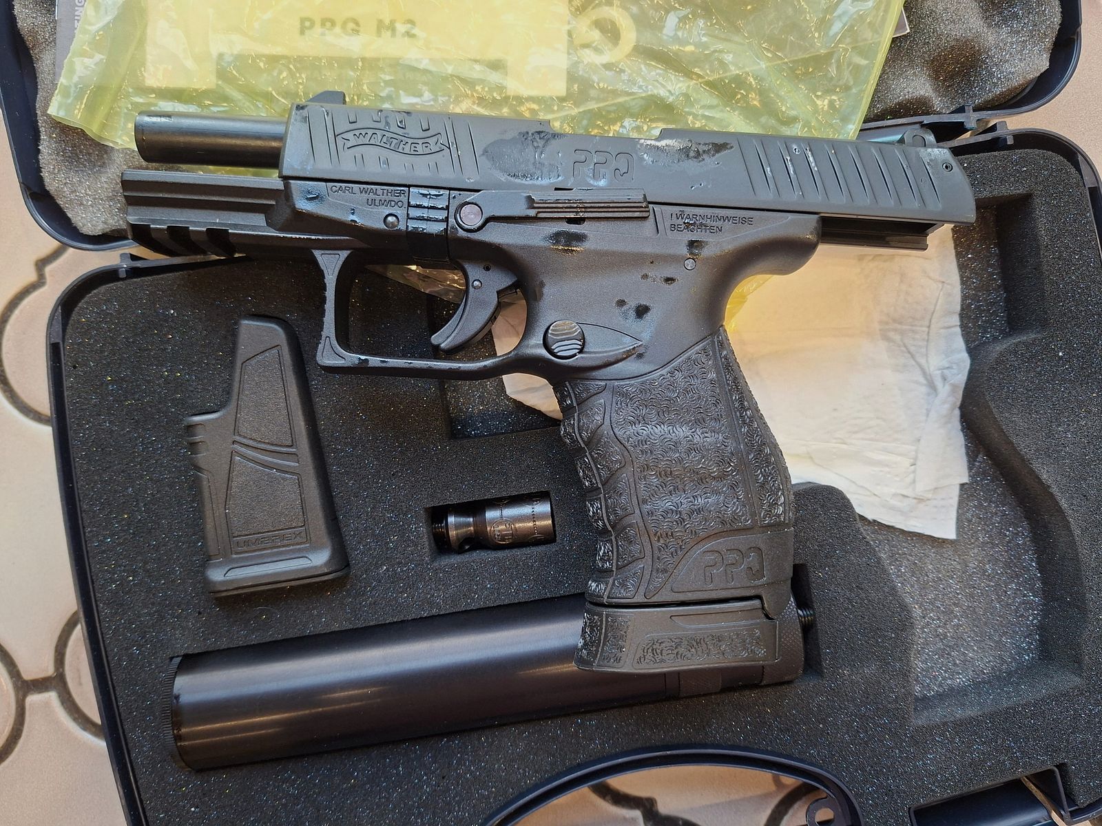 Walther PPQ M2 BLK Navy Kit PAK, brand new and unfired.