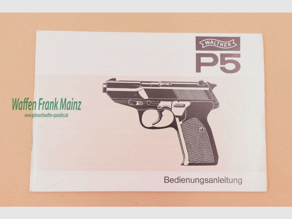 Walther - Ulm Bedineungsanleitung P5