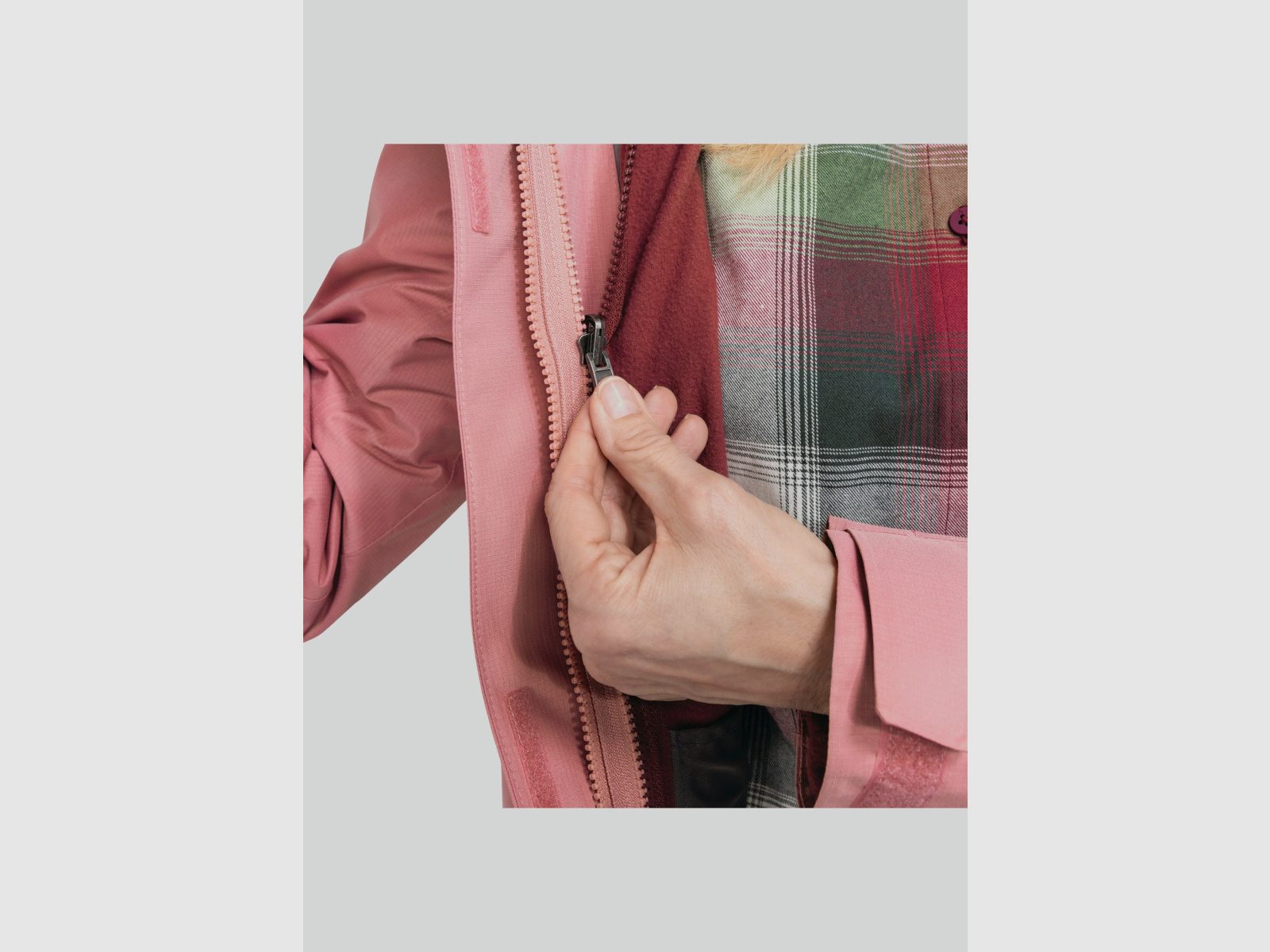 SCHÖFFEL Wandelen 3in1 Jas Stijl Okere WMS Roze