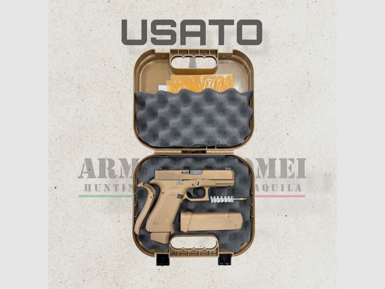GEBRAUCHT – PISTOLE – GLOCK MOD. 19X FDE Kal. 9×19, Bild 4 von 4