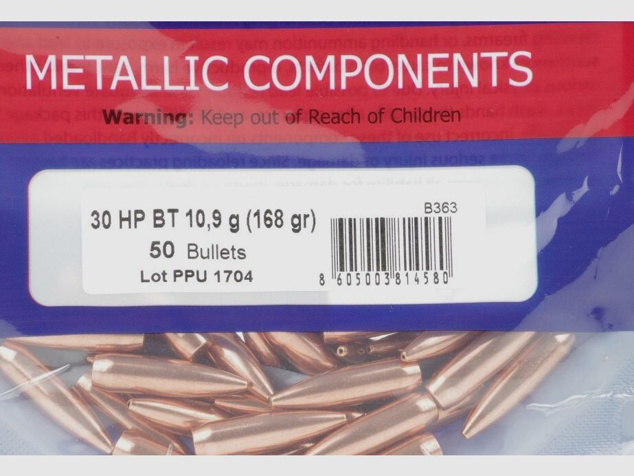 PPU Pociski .30 / .308 168 gr (10,9 g) HPBT