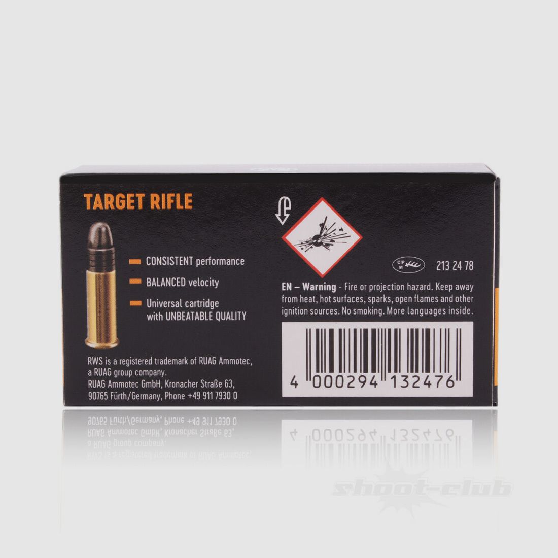 RWS Target Rifle LRN 40grs 50St .22lr, image 3 sur 5