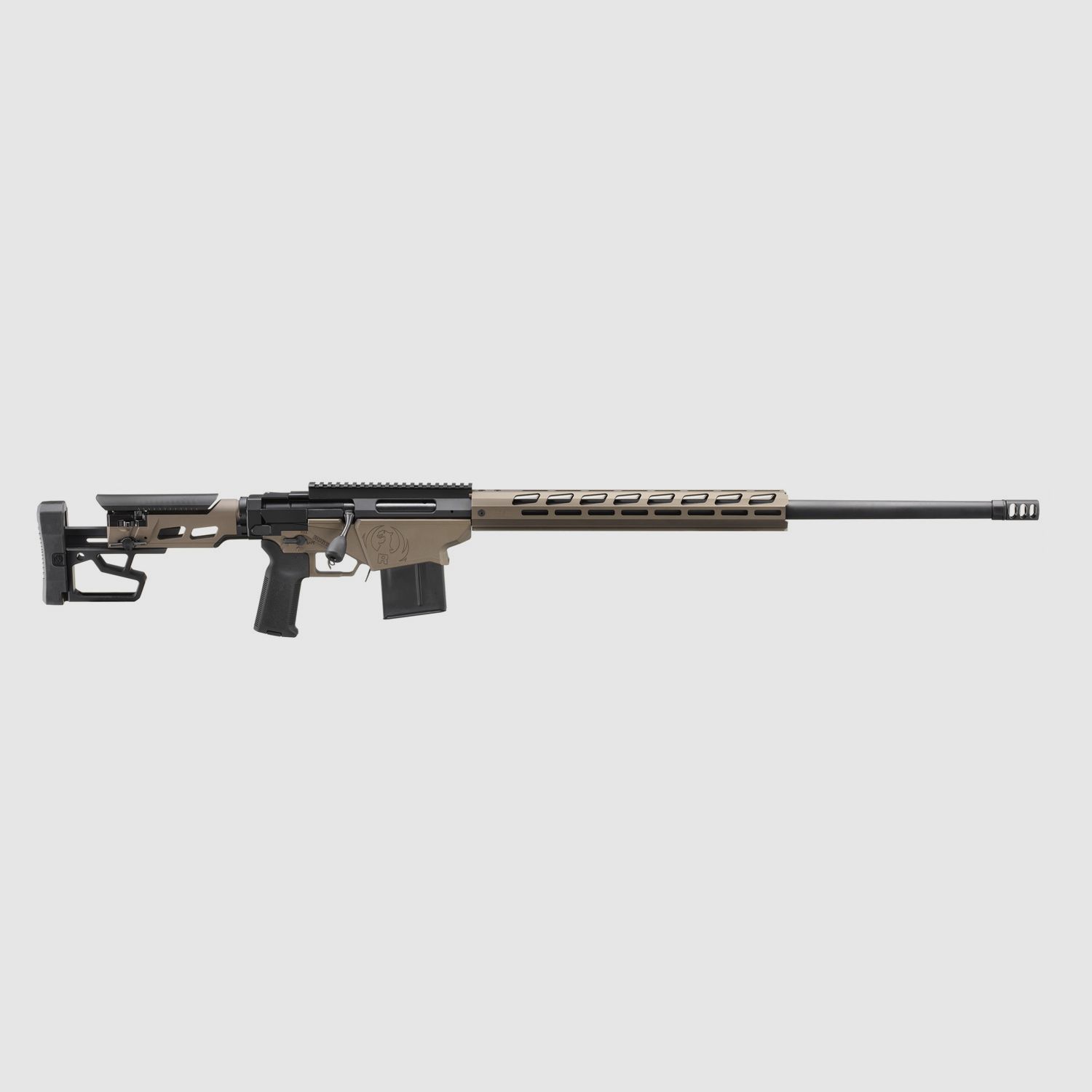 RUGER PRECISION RIFLE .338 LAPUA MAG 26"/66CM 3/4"-24 SMOKED BRONZE CERAKOTE