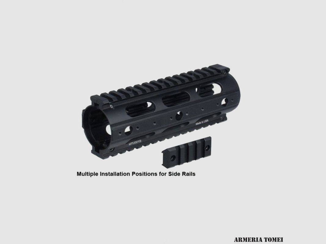 UTG – SLIM OSŁONA RĄK CZARNA Z WEAVER M4-M16 D. 6. 7., zdjęcie 2 z 2