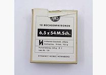 RWS (WZd.Fa.Rottweil) cartucce per fucile 6,5x54M.Schönauer