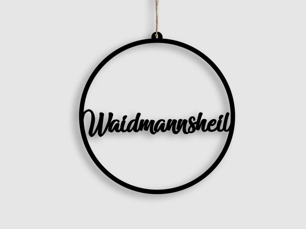 Deko-Anhänger "Waidmannsheil"