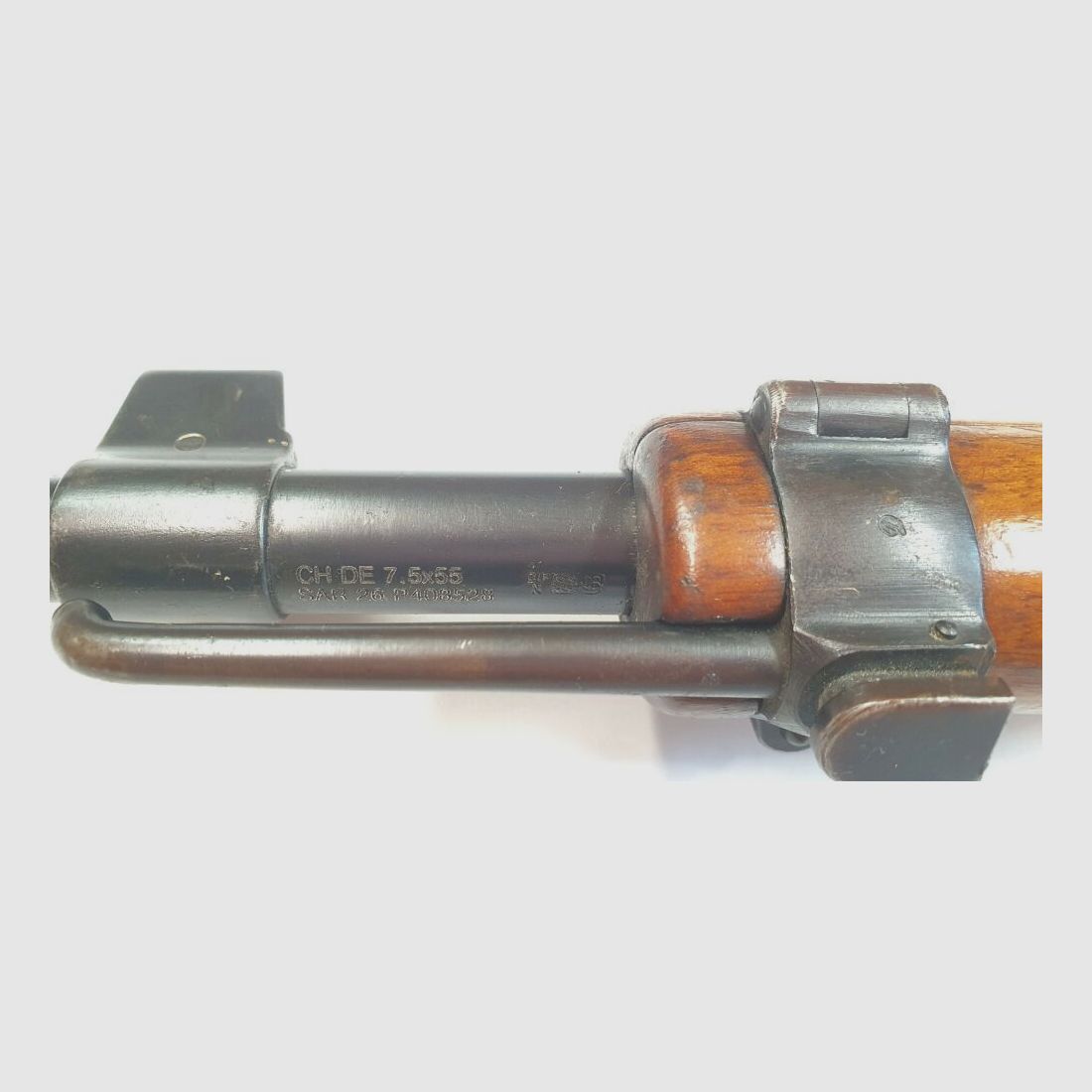 Waffenfabrik Bern Carabina a Ripetizione Svizzera Schmidt Rubin K31 Calibro 7,5x55 svizzero numeri corrispondenti + canna Hämmerli Match