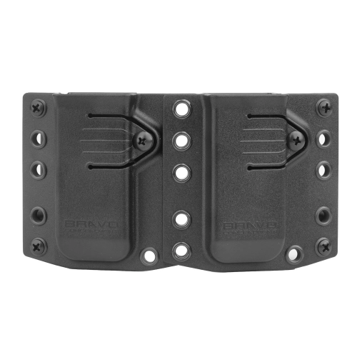 Bravo Concealment – Porte-chargeur double pour pistolet – Grand – Côté gauche – Pour ceinture – BC60-2003L, image 1 sur 2