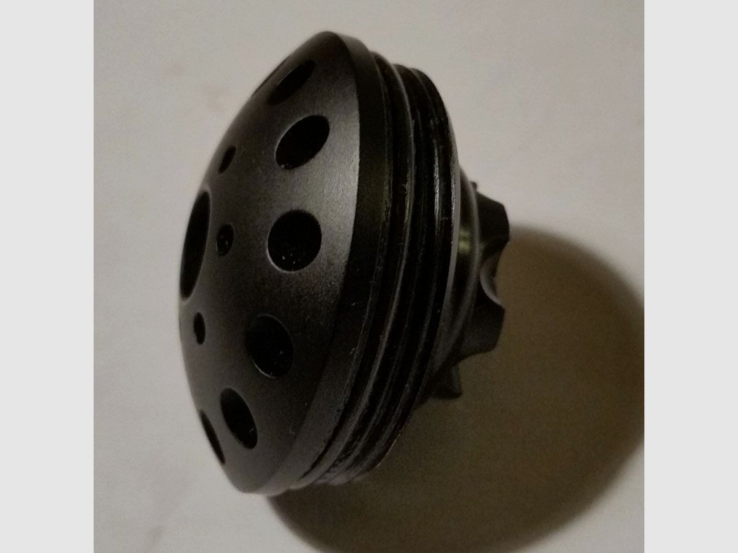 VSP_Cover-NEW with Chamber-ROUND -ONLY AVAILABLE IN SILVER- Up to cal. .223 also "F"-up to 5.5mm