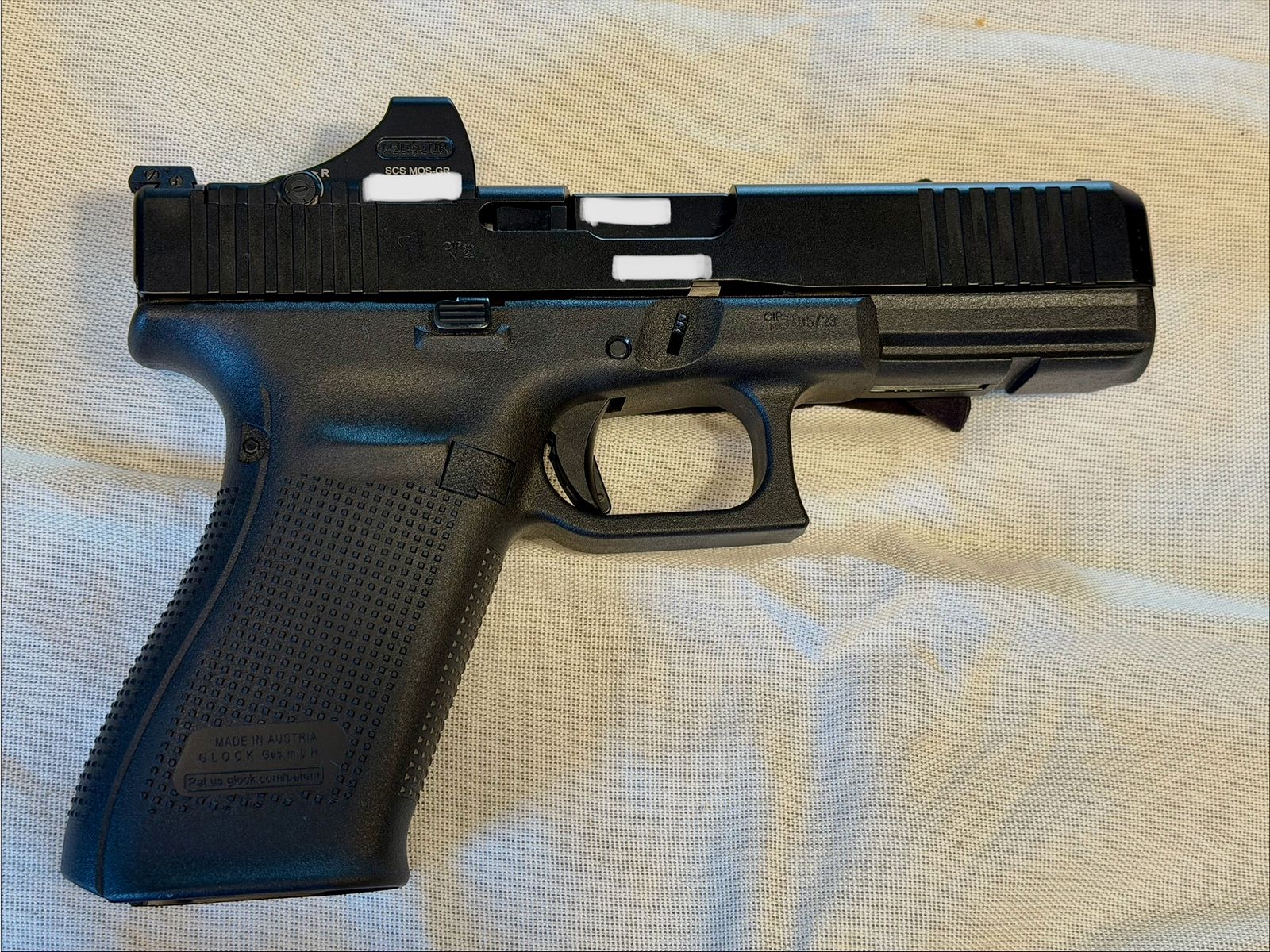 Glock 21 Gen5 MOS - Holosun SCS-MOS-GR - Ghost Inc. Angel 3.0 - SAFARILAND® 577 GLS