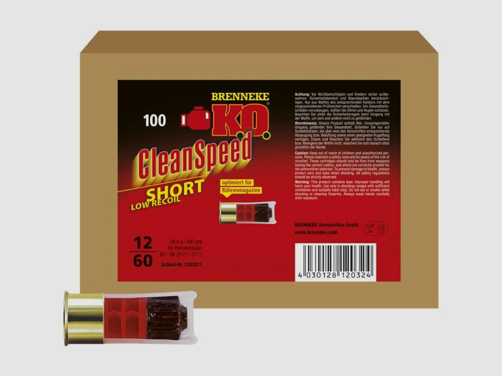 Brenneke KO CS Short 12/60 28.4g