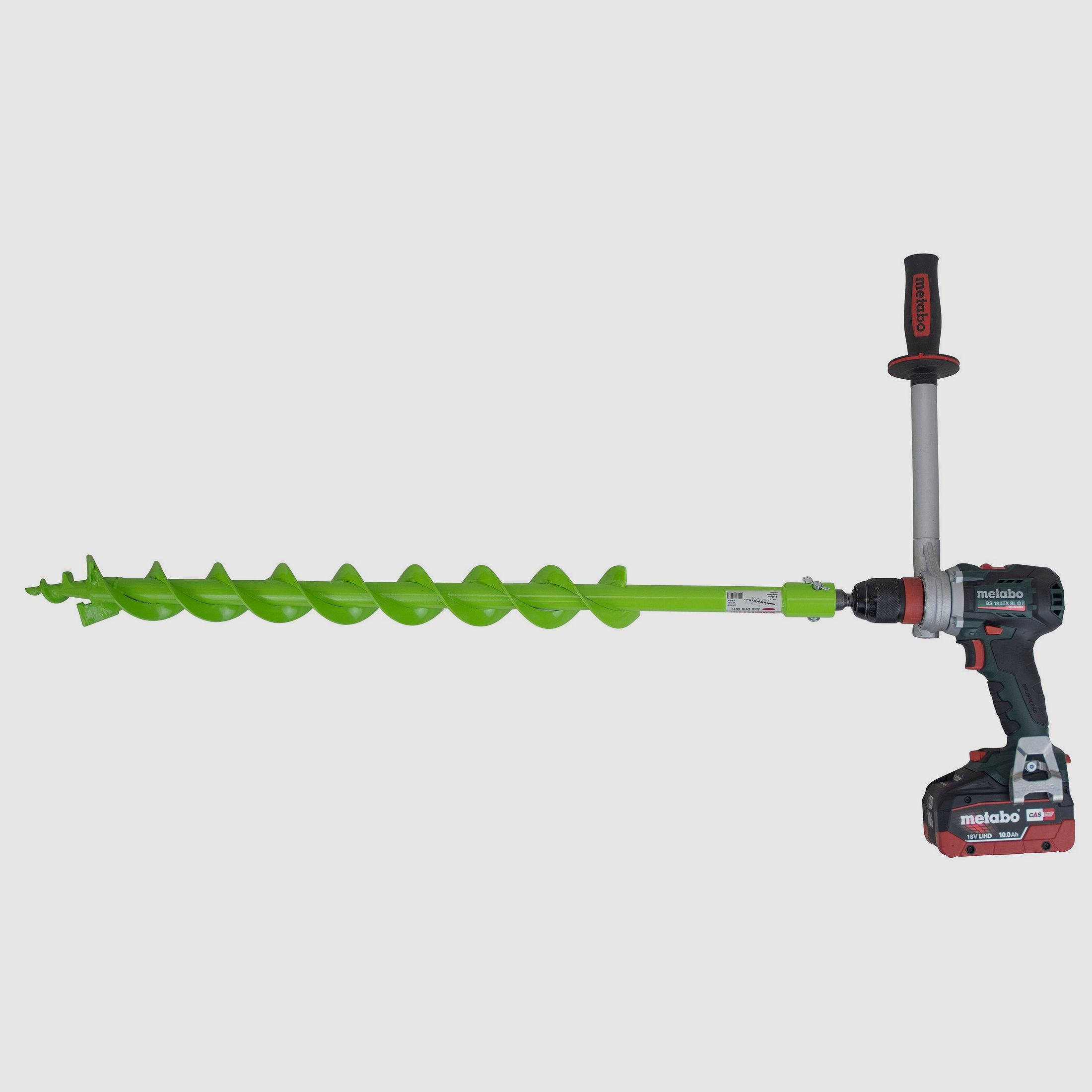 Pflanzbohrer-Set mit leichten Bohrern und Metabo BS 18 LTX BL Q I