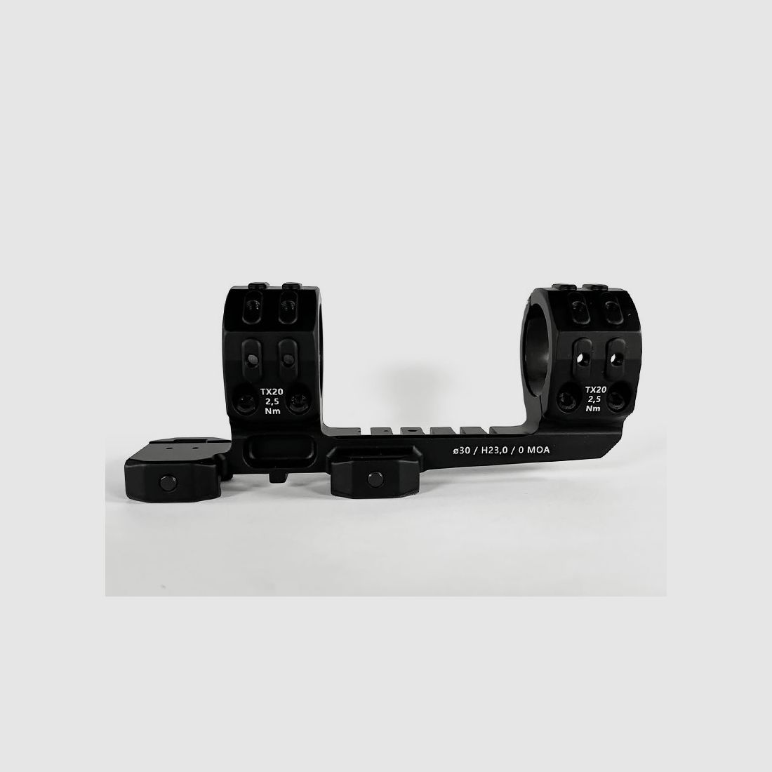 ERATAC Blokmontage T7, verlengd ø 30 mm + 23 mm hoogte (0 MOA helling)