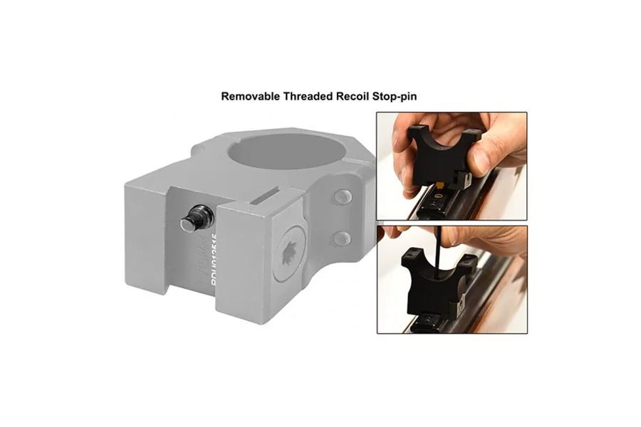 Leapers two-piece mount, medium, 1"/11 POI, image 10 of 16