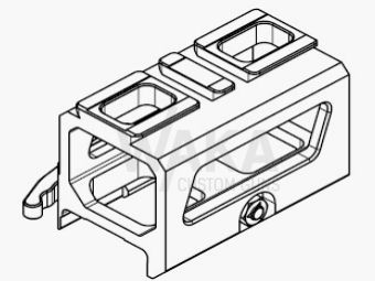 B&T 39 mm Mount Skeleton QD for Aimpoint ACRO