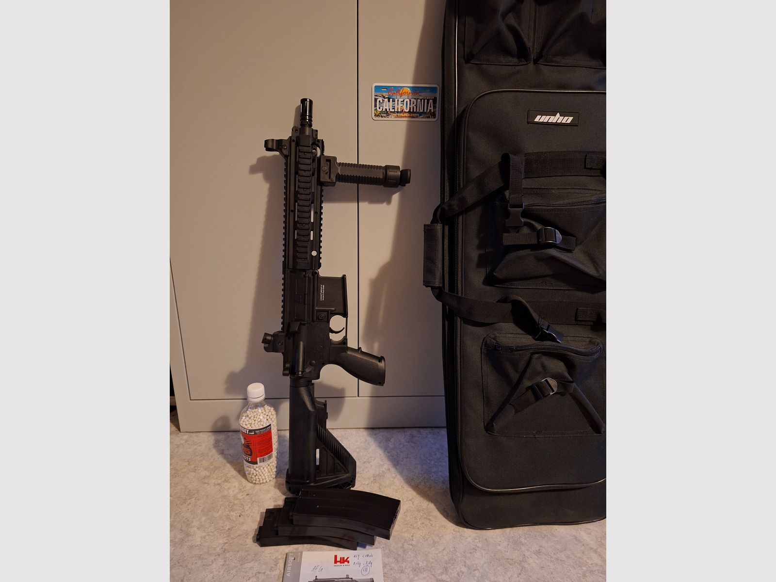 HK 416 D AEG <0,5j + 3 Mags + Frontgriff