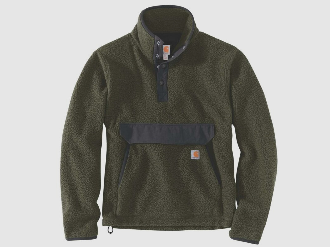 Carhartt Herren Fleece Pullover Relaxed Fit Basil Heather