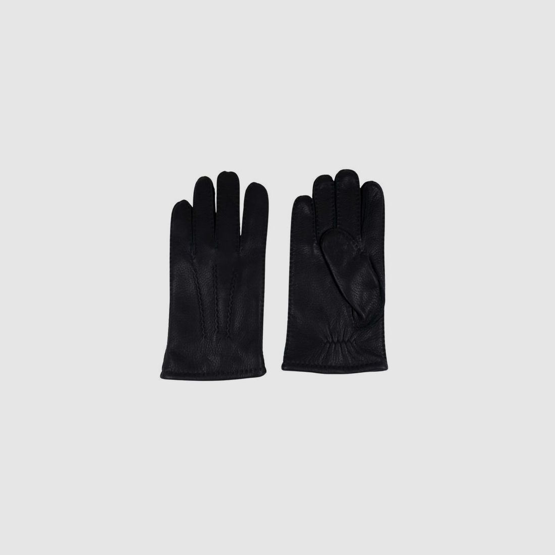 Portia Hjorteskindshandsker Black