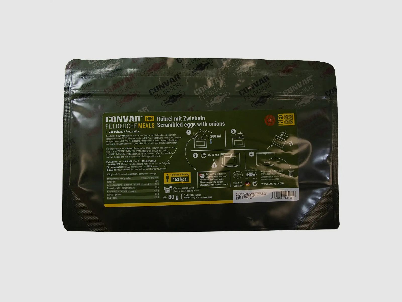CONVAR Field Kitchen CONVAR Field Kitchen Scrambled Eggs with Onions
