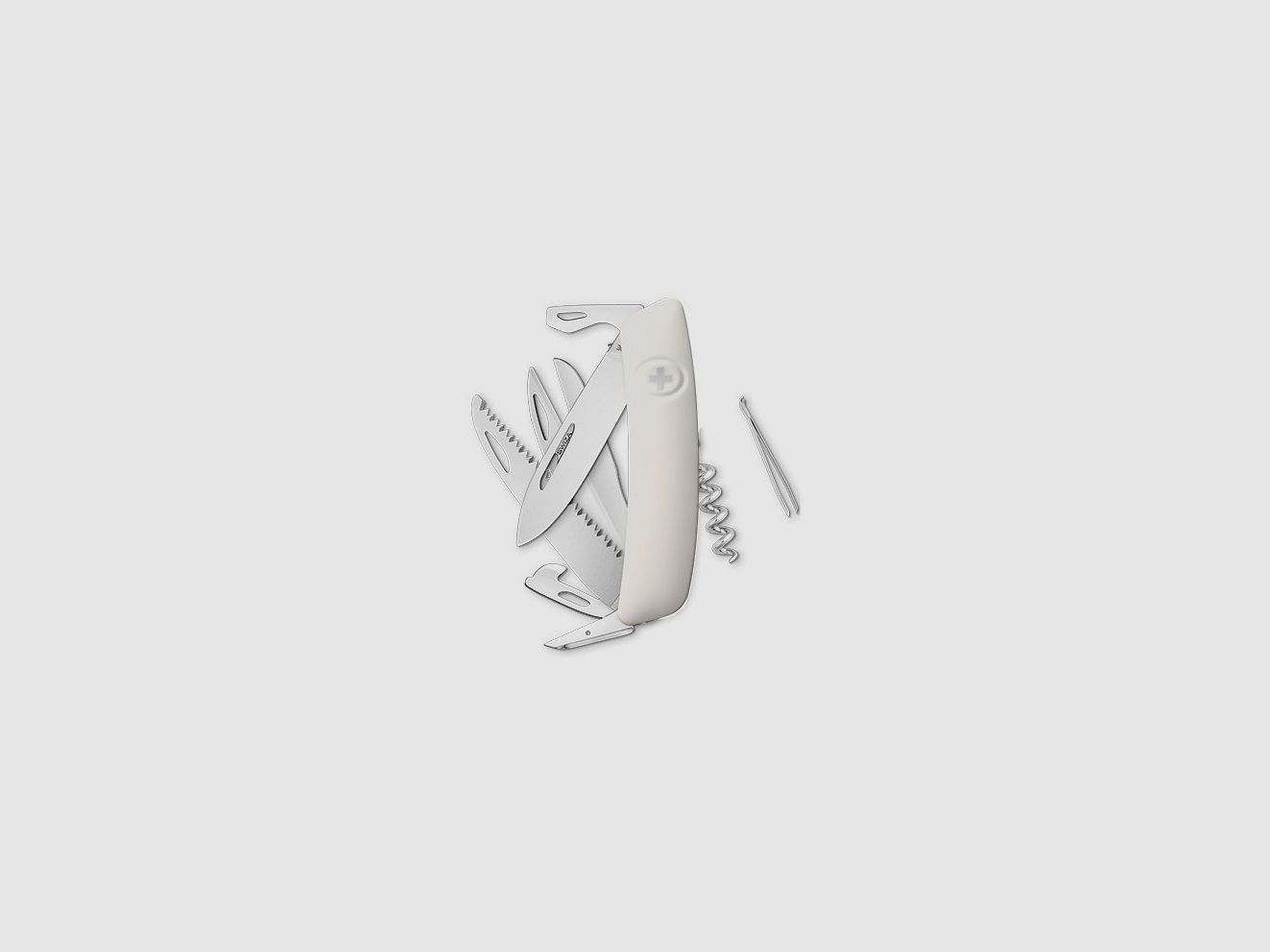 Couteaux suisses Swiza D09 Blanc 7,5 cm