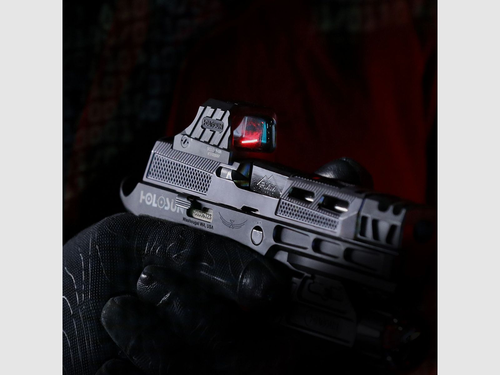 Holosun – SCS Solar Green Circle Dot Sight Sig Sauer P320 Footprint / black, Bild 10 von 12