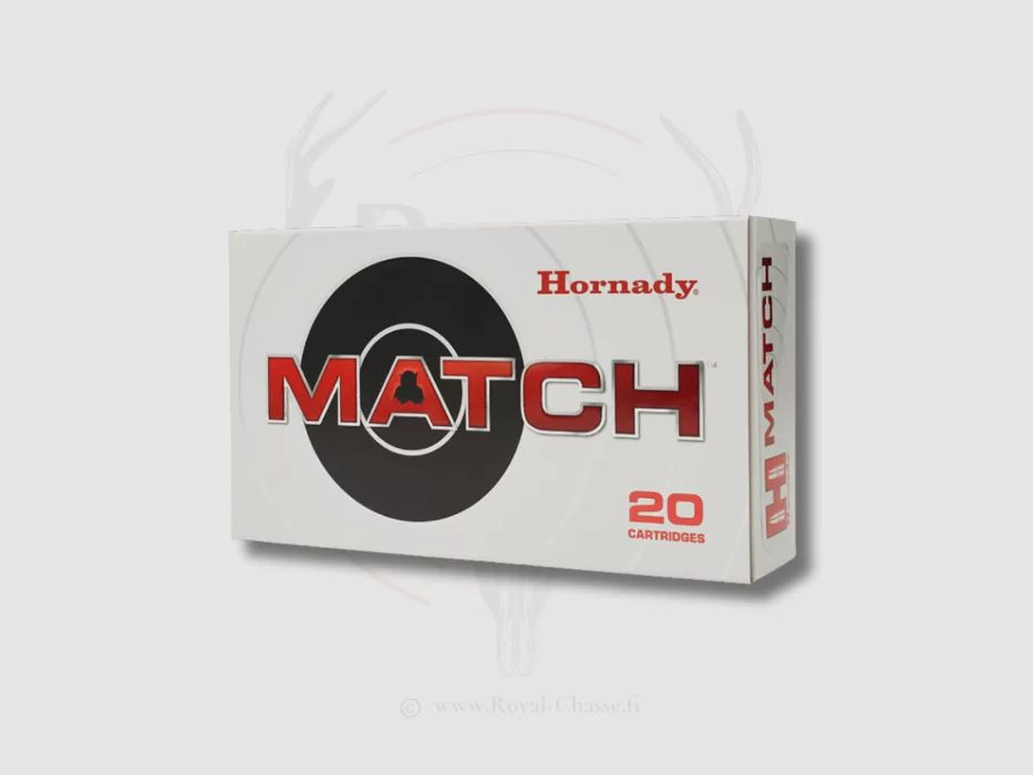 20 balles BTHP MATCH Cal.308Win 168Grs HORNADY, image 1 sur 4
