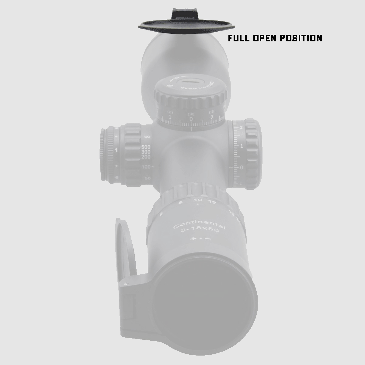 VECTOR OPTICS Continental 50mm Flip-up Cap, afbeelding 2 van 5