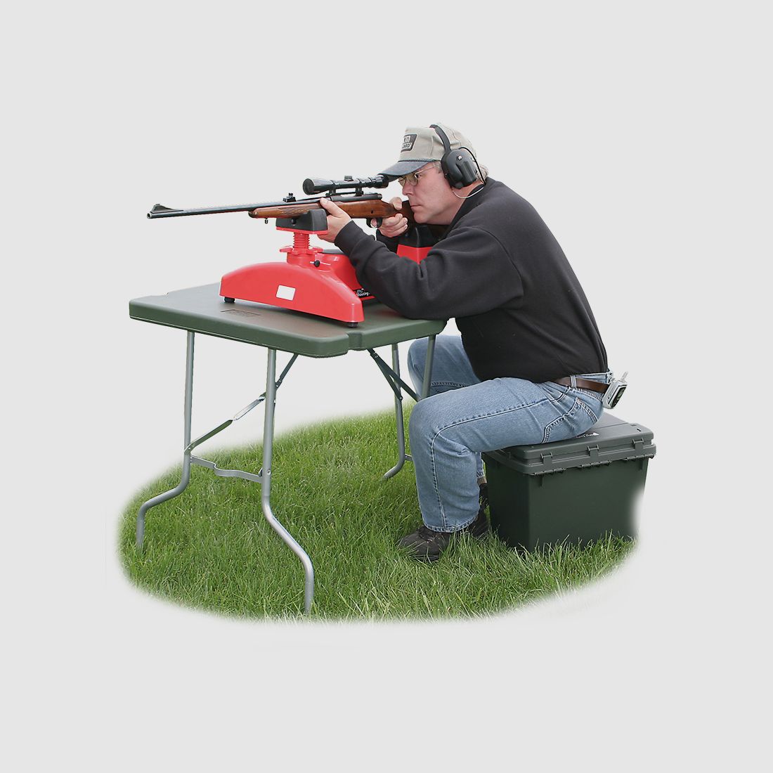 Mesa de Tiro MTM PST-11 Predator Verde