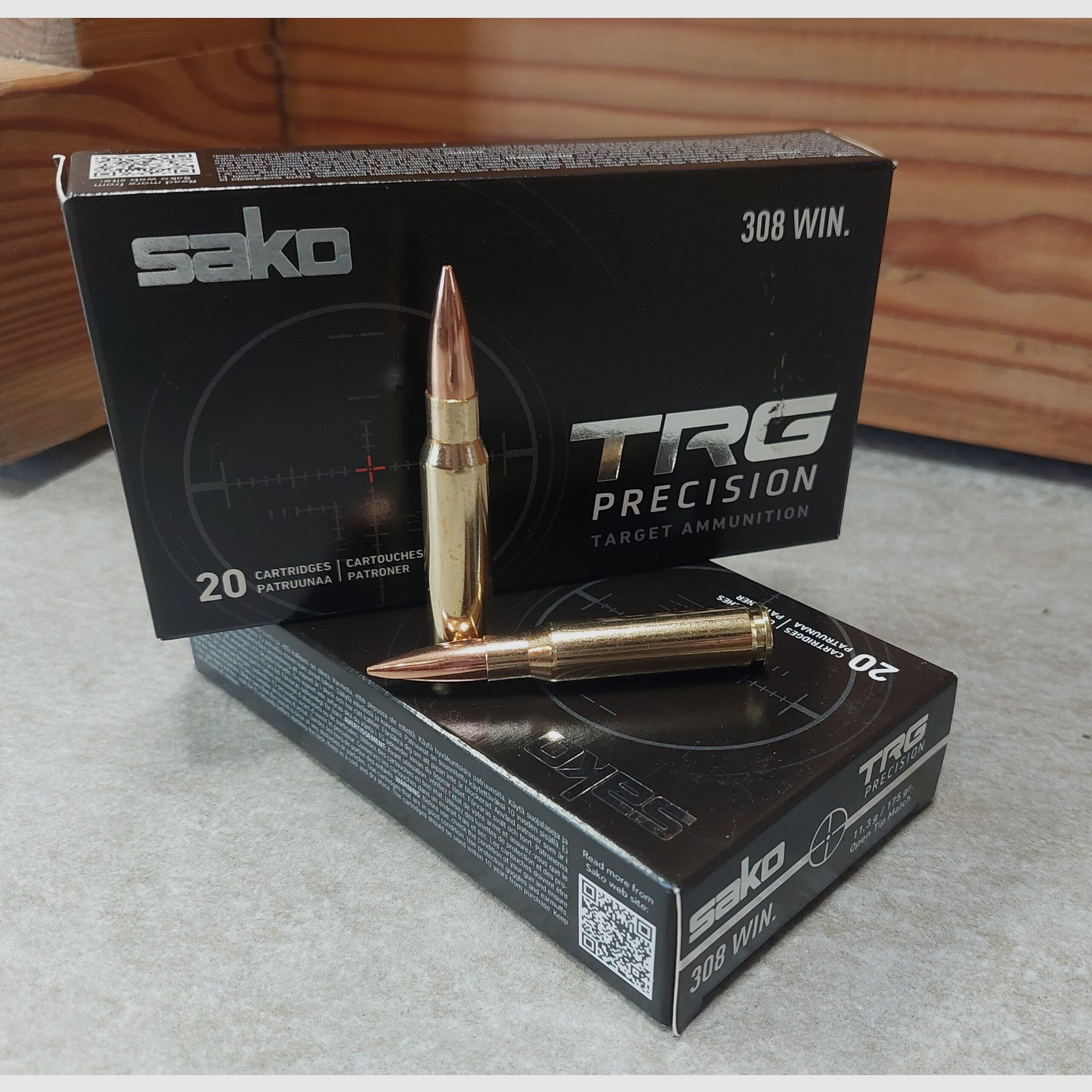 MUNITION FÜR RIGID Waffe SAKO TRG PRECISION Kal. 308 Win 175 Grain