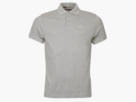 BARBOUR Poloshirt Tartan Pique Grey Marl