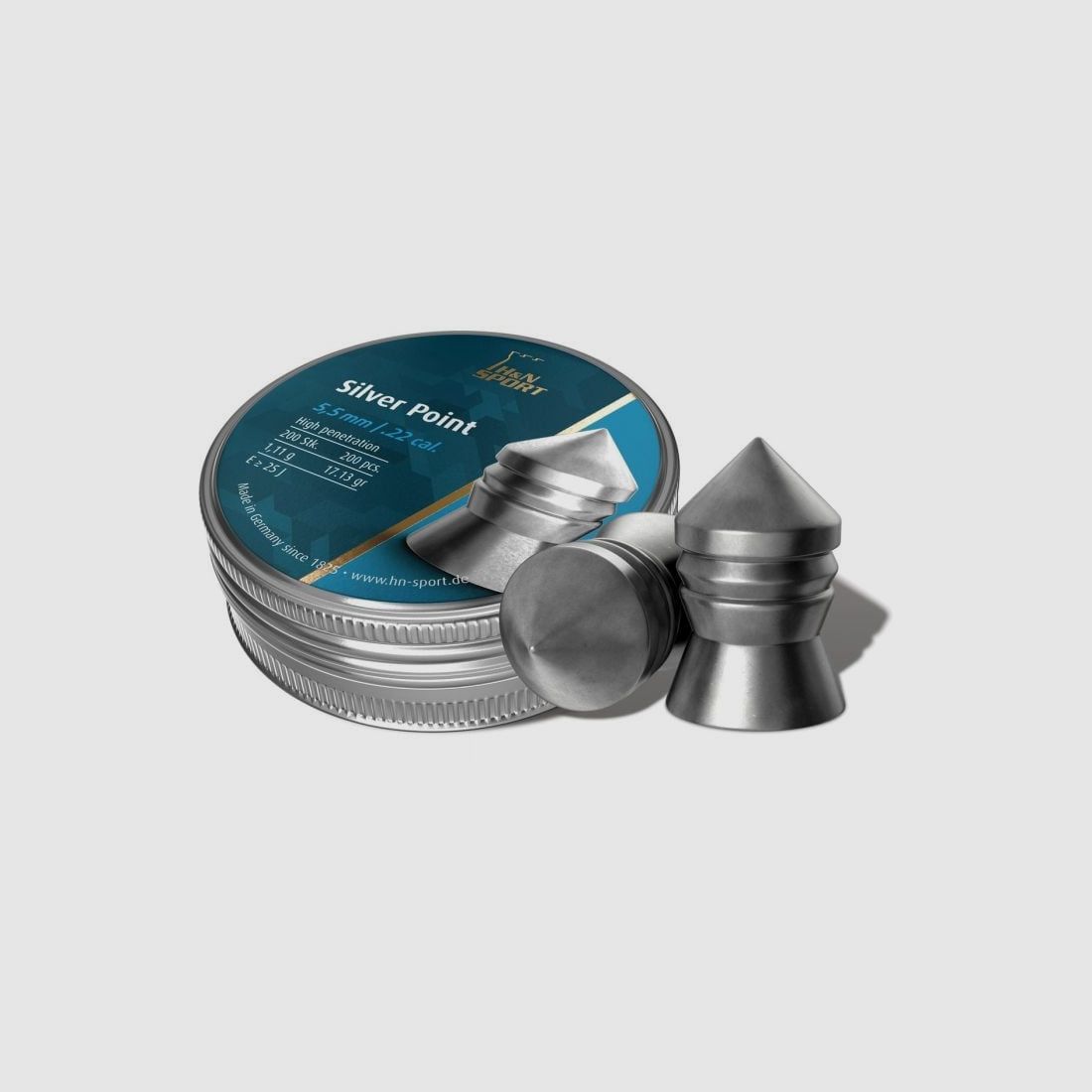 HN Silver Point puntig 5,5mm x200