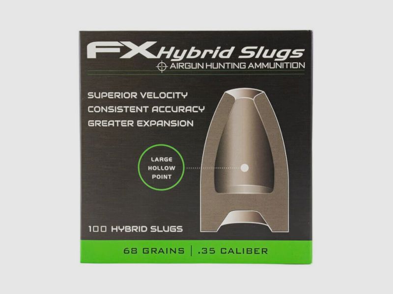 FX Hybrid Slugs .35 – 68 gr (100 pièces)