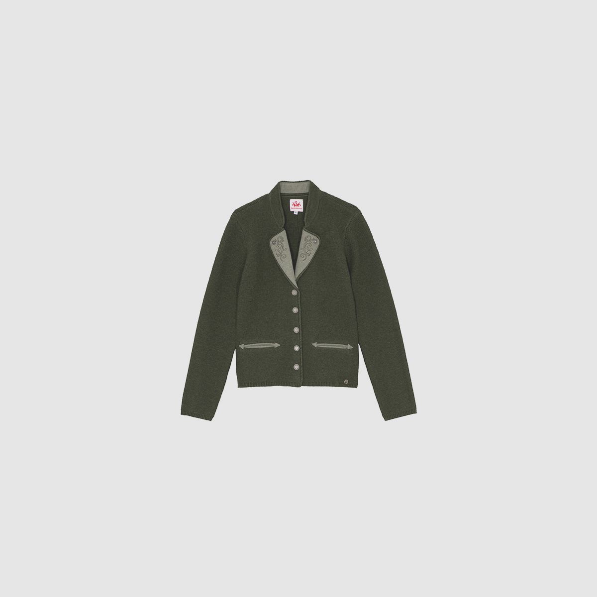 SPIETH & WENSKY Elena-Strickjacke für Damen Oliv