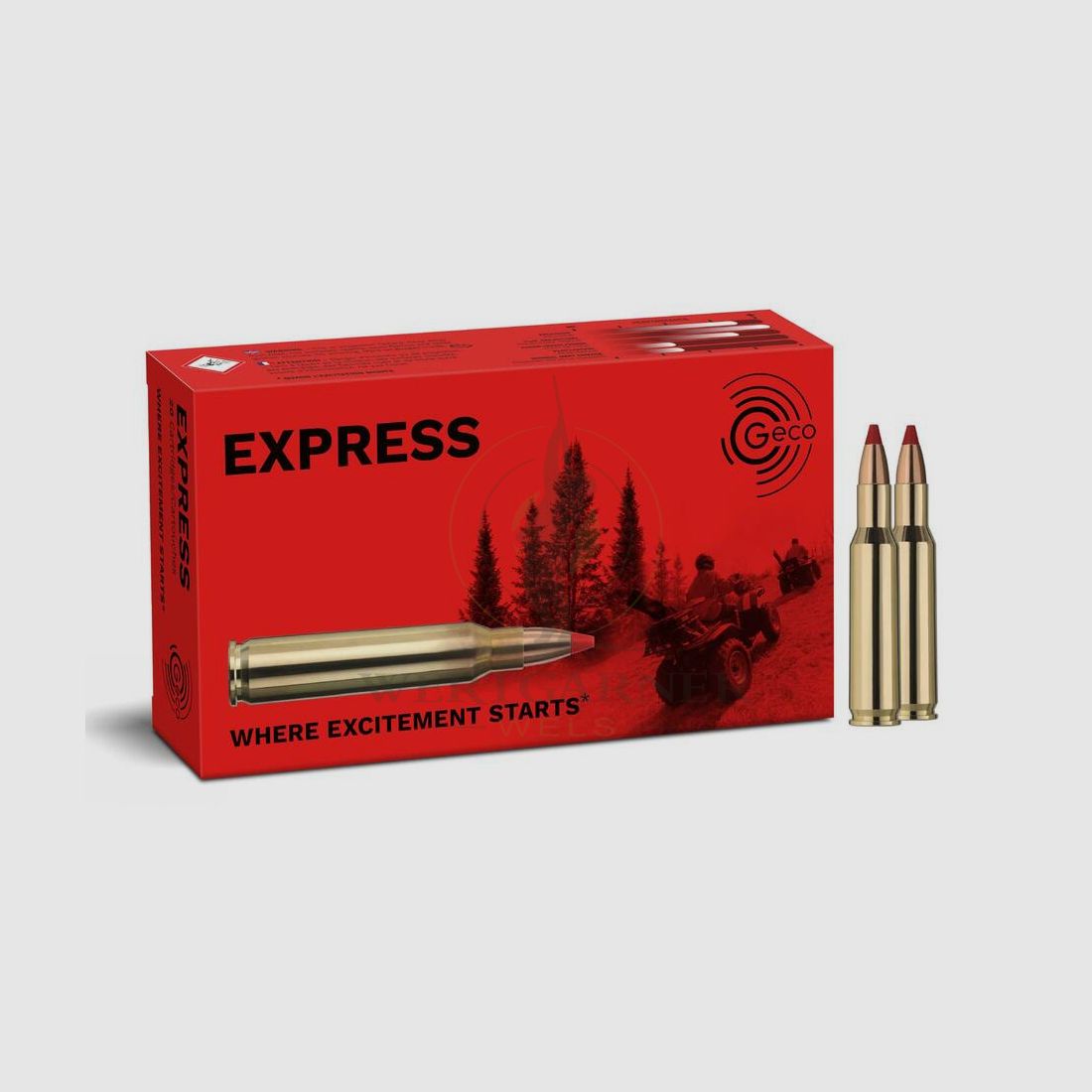Geco Express .222 Rem. 3,6g/56gr 20 Stk./Pkg.