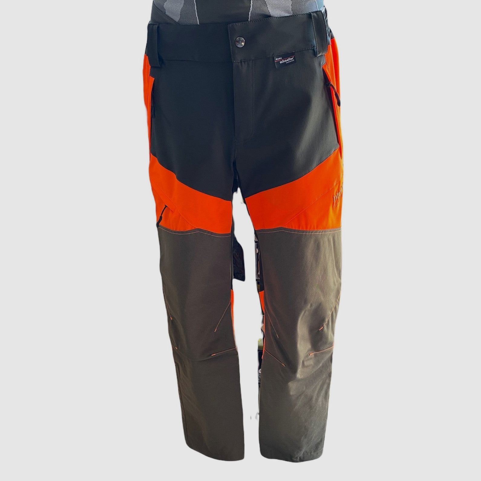 DIOTTO PANTALON GETZNER/SCHOELLER HV ORANGE/VERT, image 1 sur 2