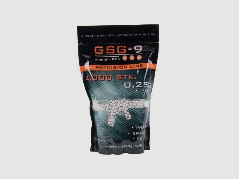 GSG-9 BB's 0.25 g Precision Line Softair Balls - 4,000 pcs.