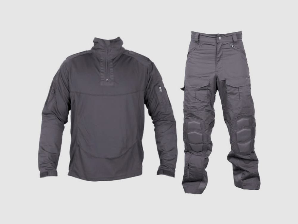 DELTA SIX Spec-Ops Paintball Tactical Bundle 2.0 (Tubo+Maglia) Grigio