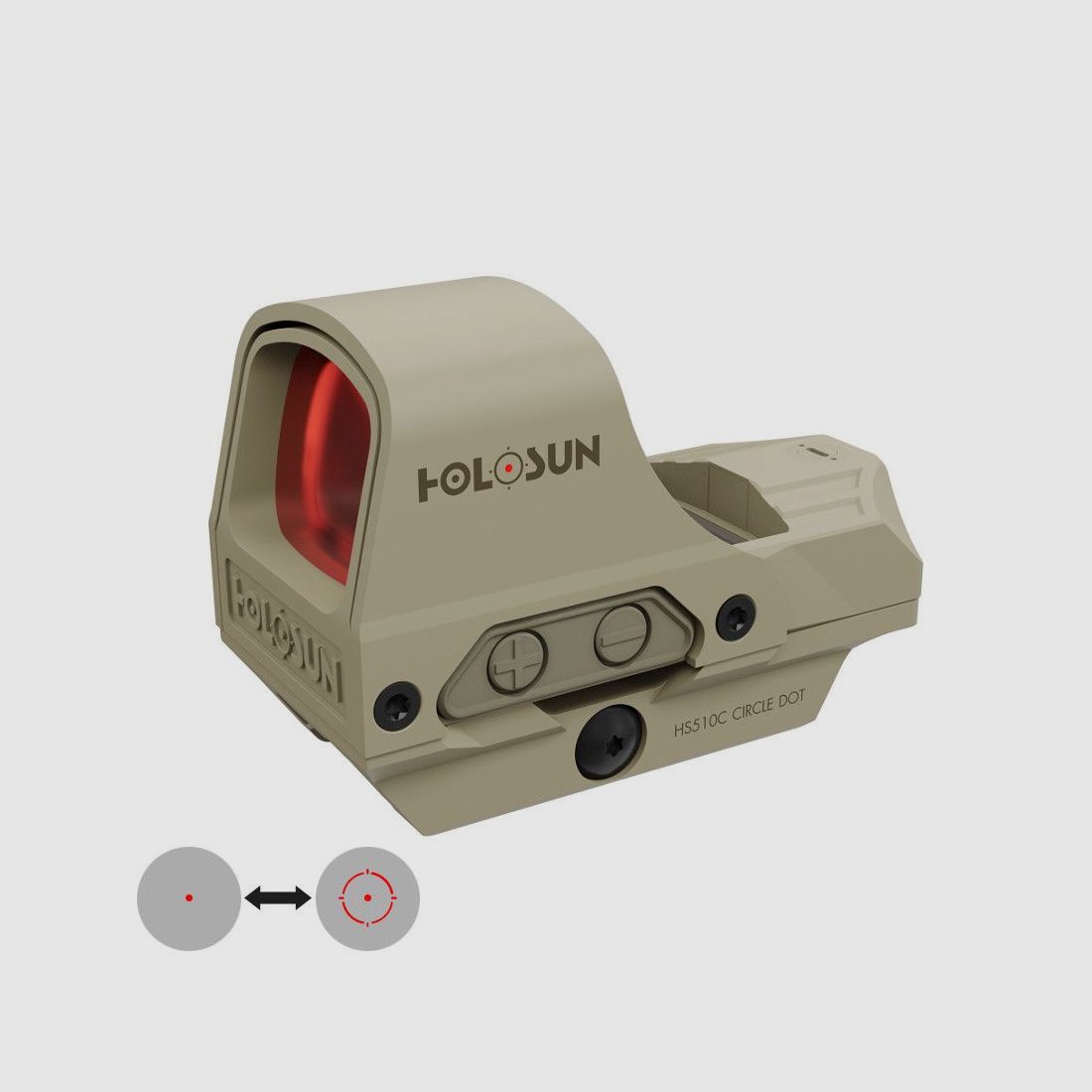 Holosun HS510C FDE Red Dot Sight